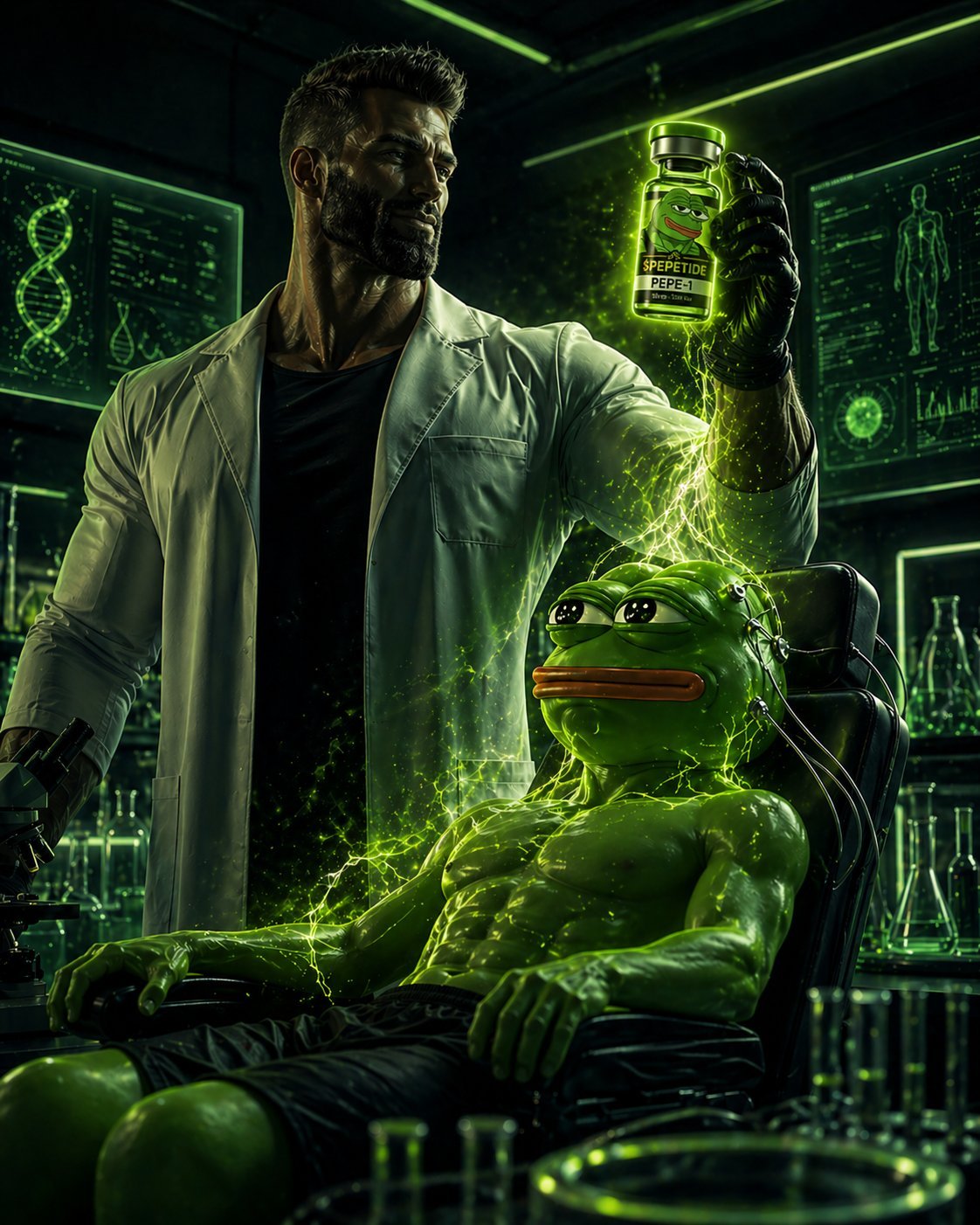 Pepe x Gigachad — PEPETIDE Administration