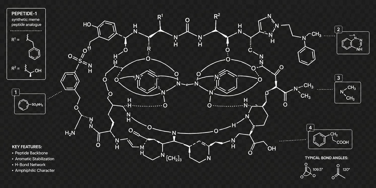 PEPETIDE-1 Molecular Structure