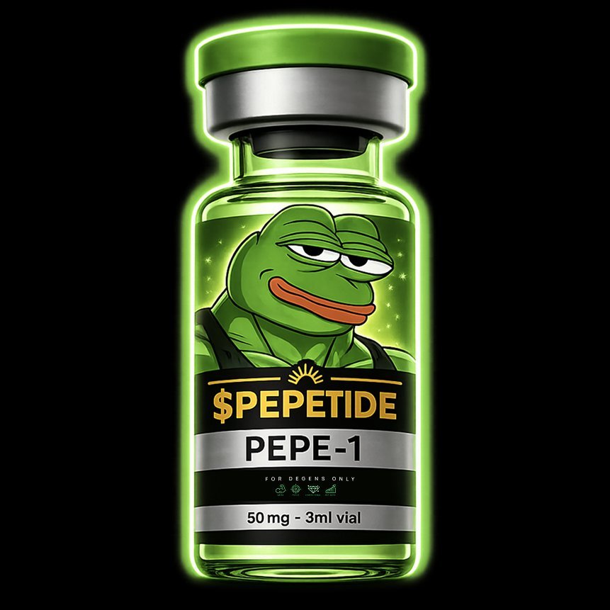PEPE-1 $PEPETIDE — 50mg 3ml Vial — Solana